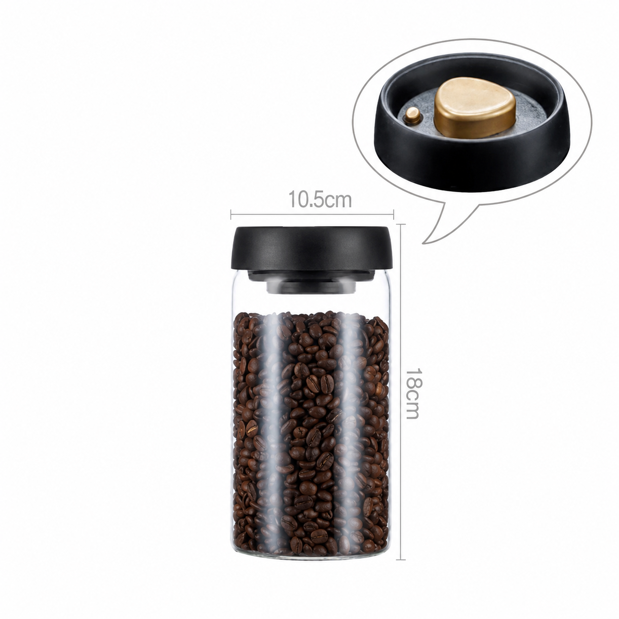 Bocal de Conservation Sous Vide - Verre & Bois