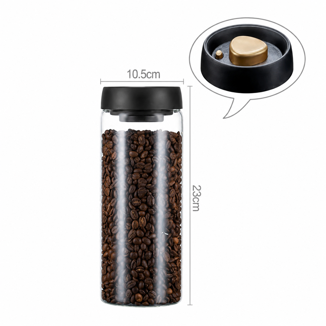 Bocal de Conservation Sous Vide - Verre & Bois