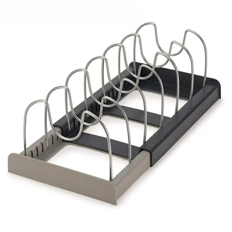 Range-Couvercles Télescopique 7 Compartiments – Organisateur Casseroles & Poêles