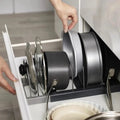 Range-Couvercles Télescopique 7 Compartiments – Organisateur Casseroles & Poêles