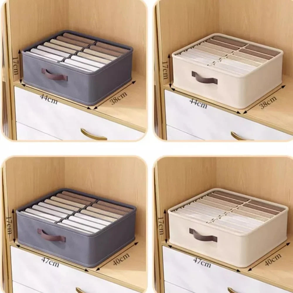 Organisateur de Tiroir Pliable – Rangement Vêtements, Pulls & Pantalons