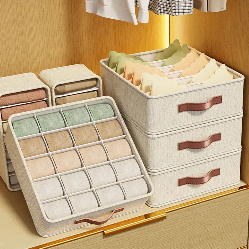 Organiseur de Tiroir Pliable - Rangement Sous-vêtements et Chaussettes